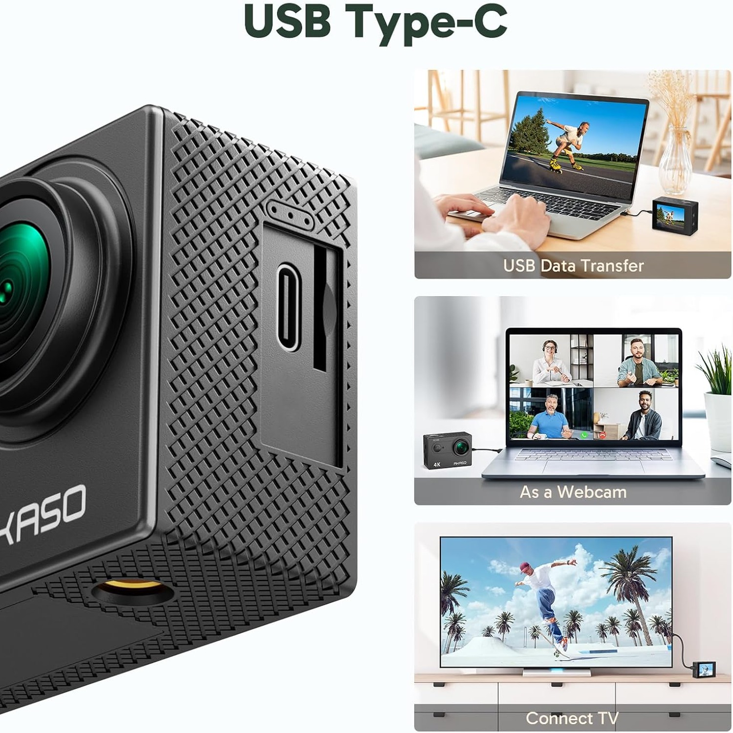 AKASO EK7000 4K WiFi Action Camera with Waterproof Case and Mount Kit: image 7