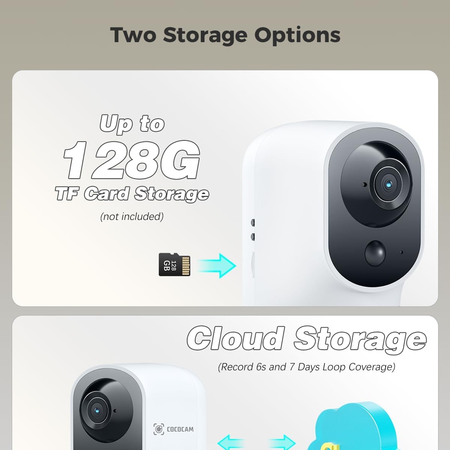 COCOCAM 2K Battery Indoor Security Camera with Pan and Tilt: image 8