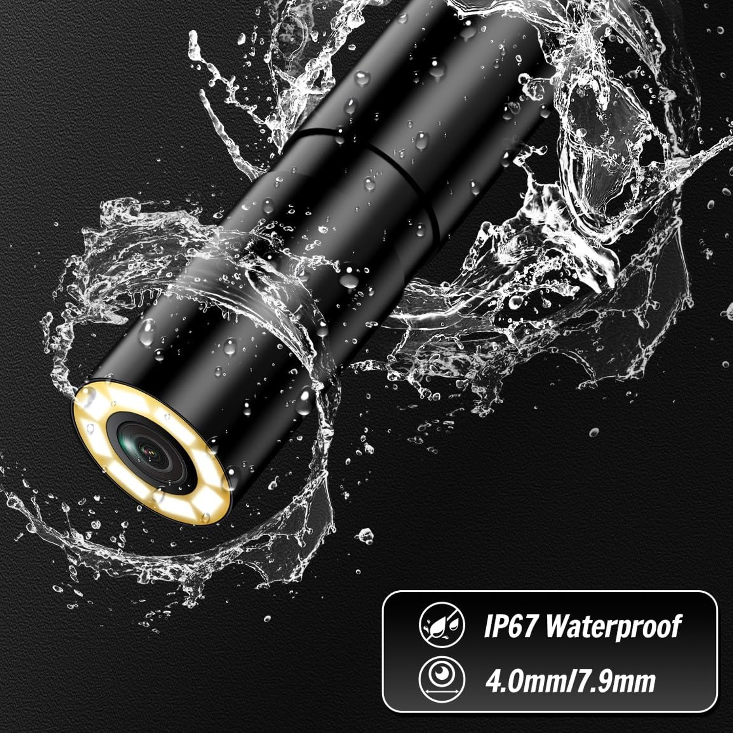 Ferdiiz 1920P Endoscope Inspection Camera with 5m Semi-Rigid Cable: image 4