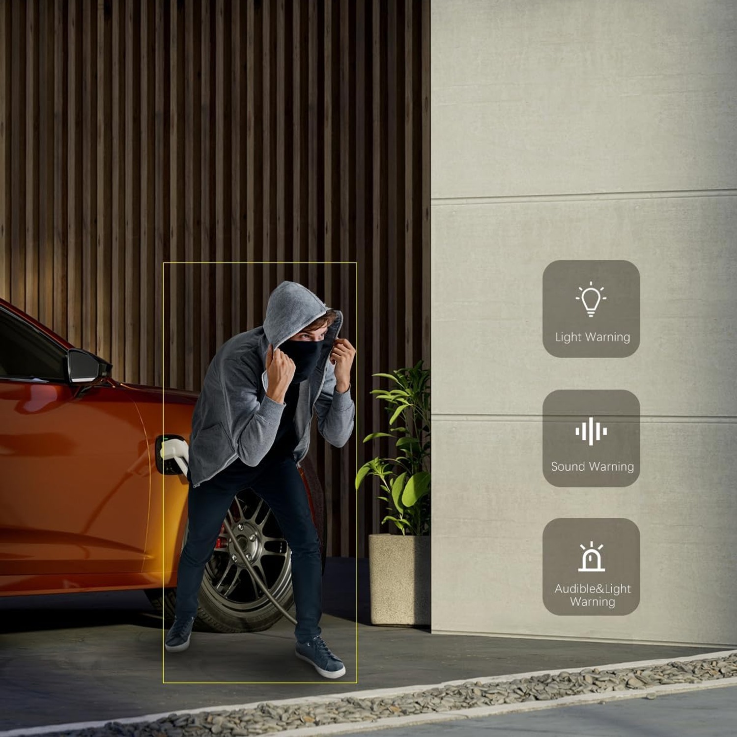 COCOCAM 2K Solar Security Camera with Pan, Tilt and Night Vision
