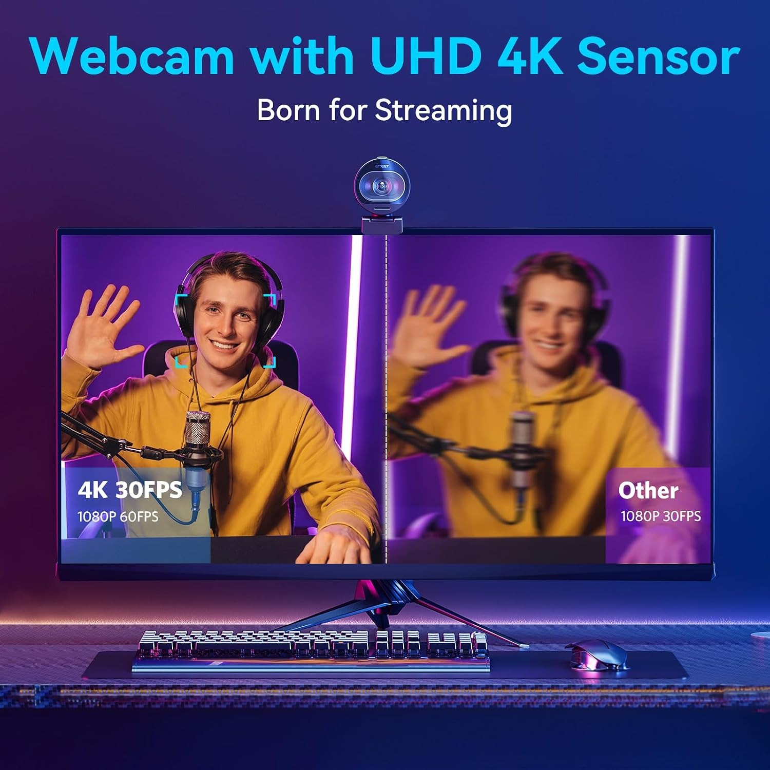 eMeet SmartCam S600 4K Streaming Webcam: image 2